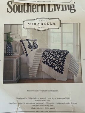 Southern Living Mirabella Full/Queen Quilt Mini Set